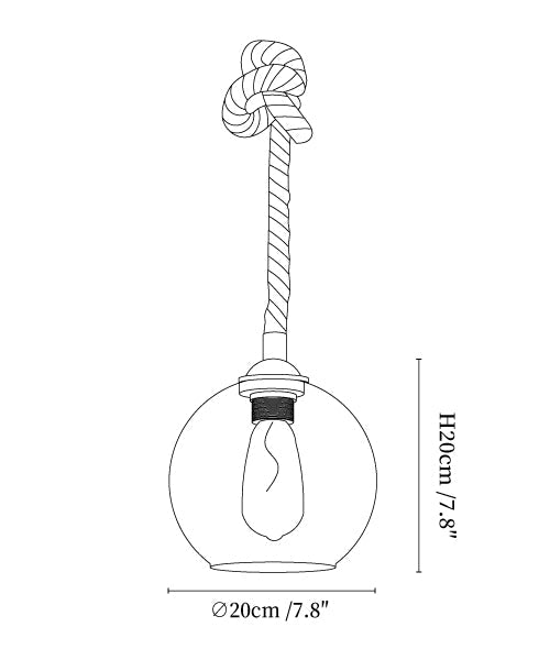 Mariner Rope Pendant Light