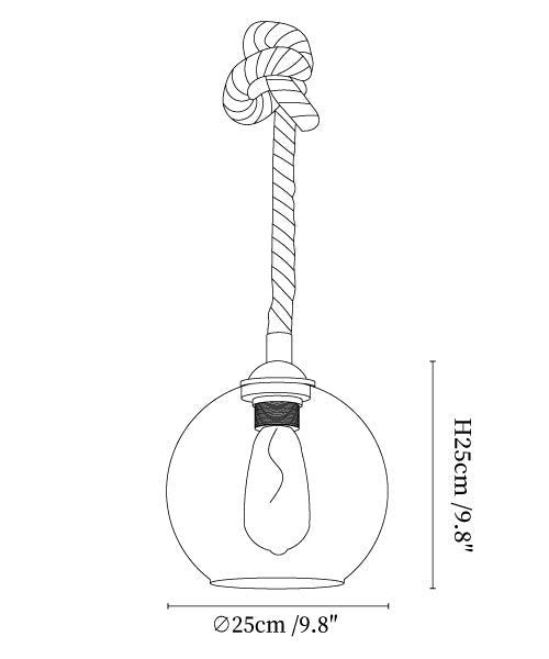Mariner Rope Pendant Light