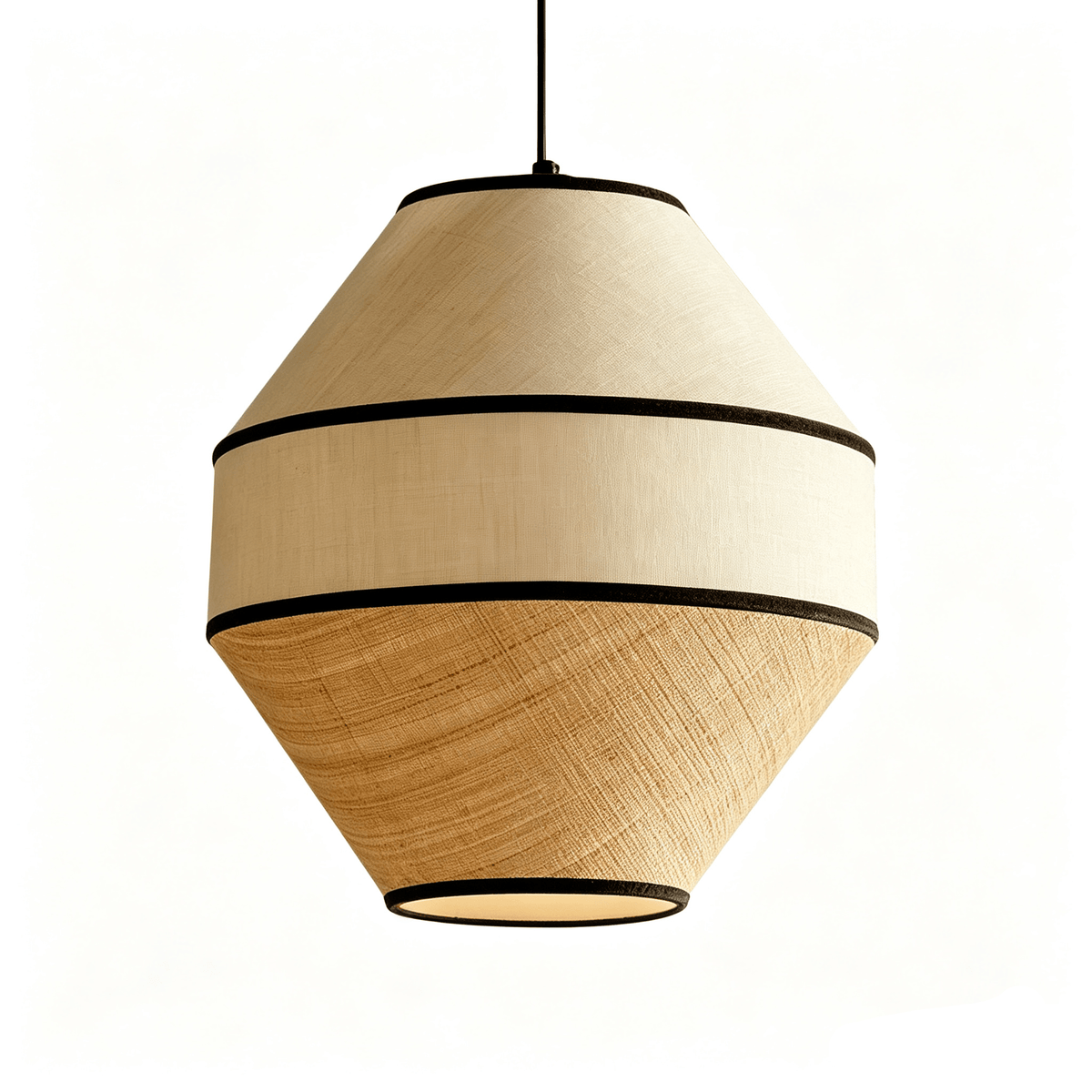 Maris Raffia Fabric Pendant Light