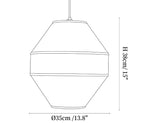 Maris Raffia Pendant Light