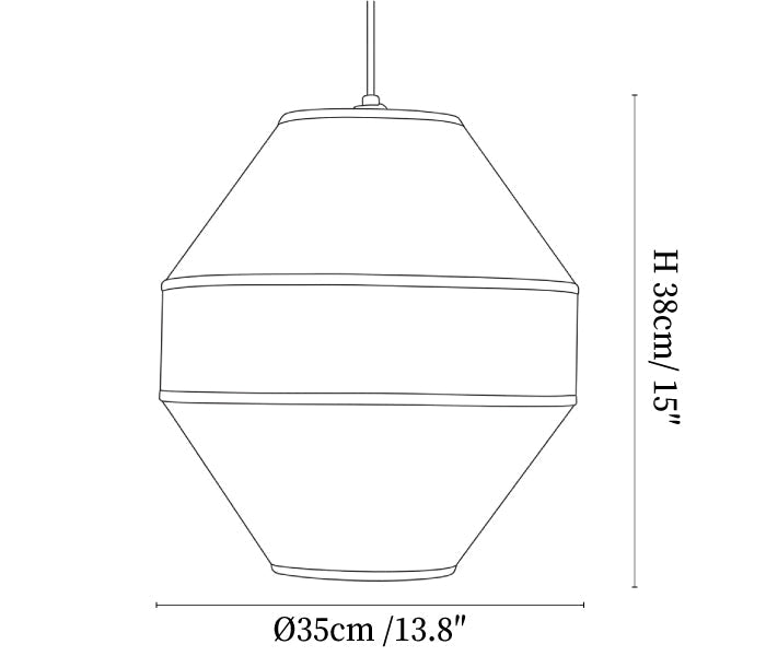Maris Raffia Pendant Light