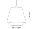 Maris Raffia Pendant Light