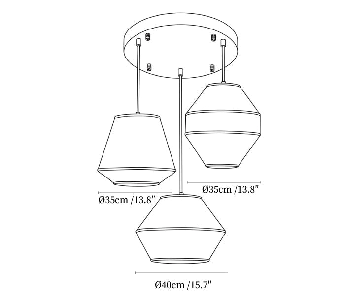 Maris Raffia Pendant Light