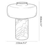 Maris Rechargeable Marble Table Lamp