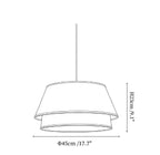 Marlow Linen Pendant Lamp