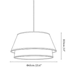 Marlow Linen Pendant Lamp