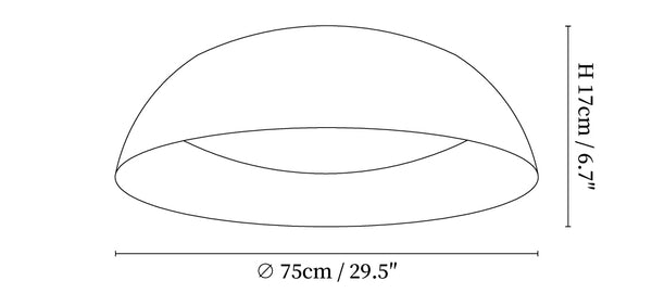 Marlow Shadow Ceiling Lamp