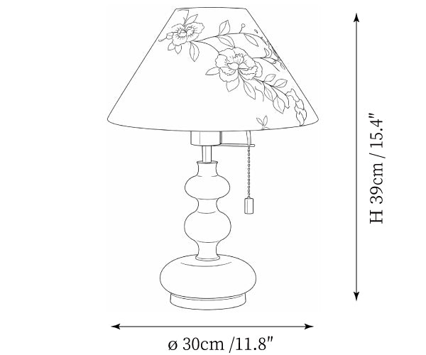 Marlowe Bloom Table Lamp