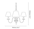 Marlowe Coral Cone Chandelier