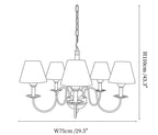 Marlowe Coral Cone Chandelier