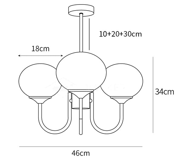 Marshmallow Chandelier