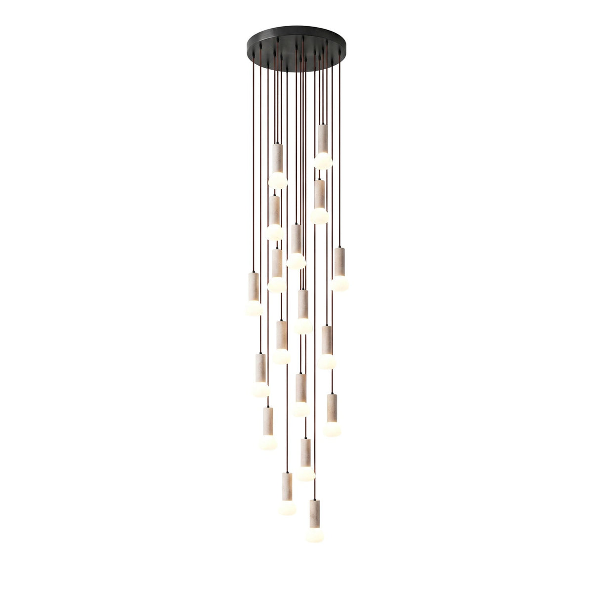 Matchstick Travertine Pendant Lamp