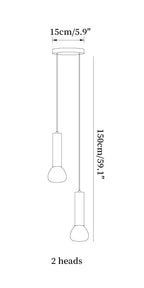 Matchstick Travertine Pendant Lamp