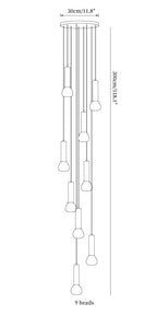 Matchstick Travertine Pendant Lamp