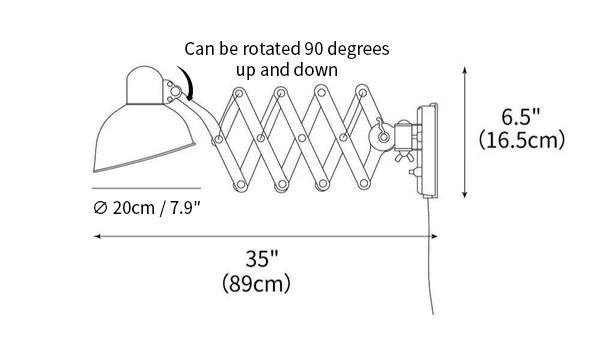 Maxon Adjustable Wall Lamp