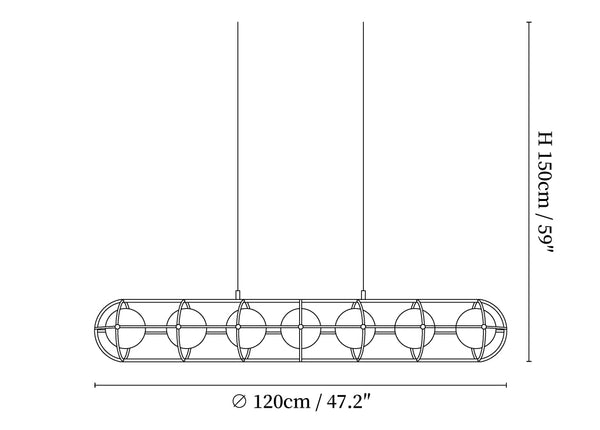 Maytoni Round Chandelier