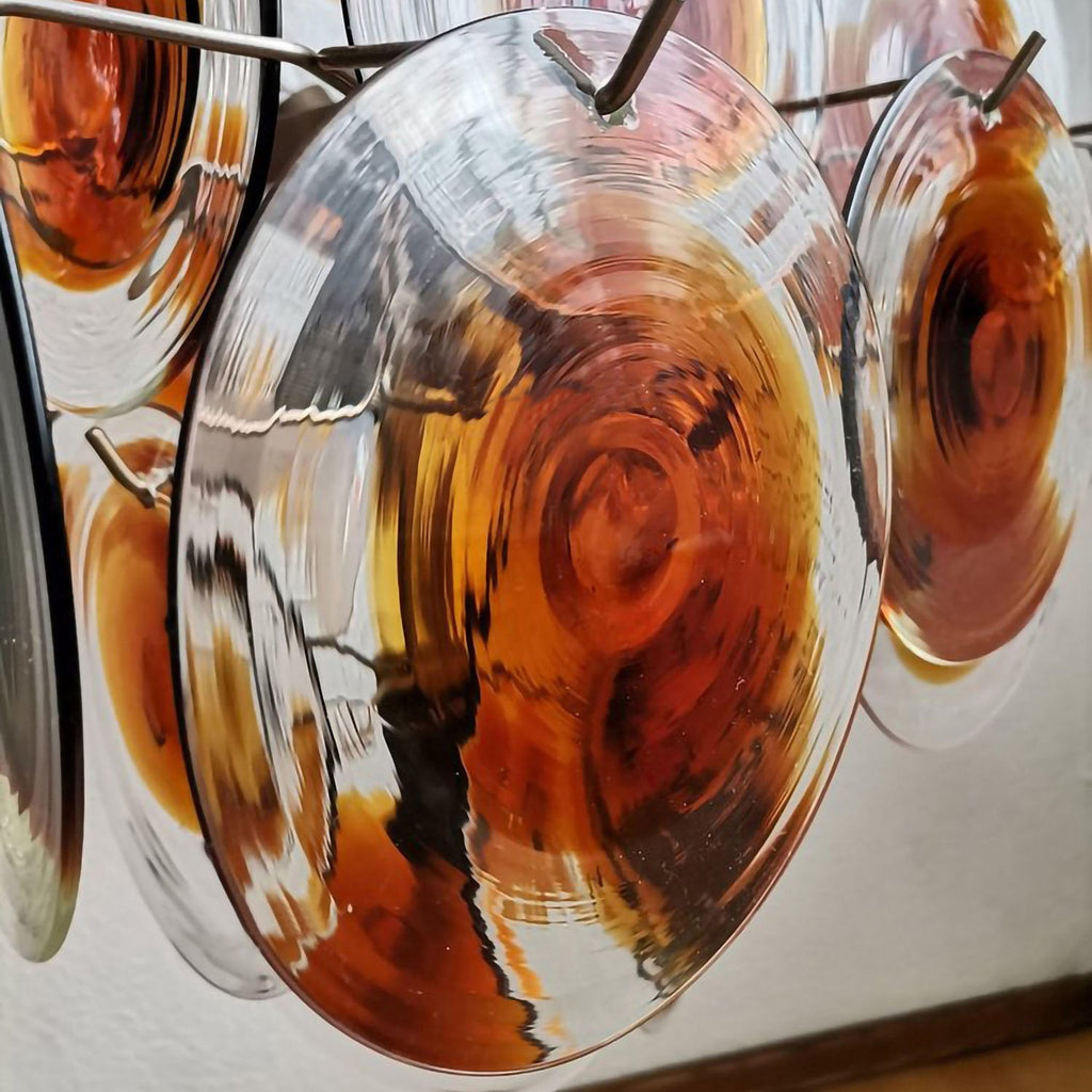 Mazzega Vistosi Murano Chandelier