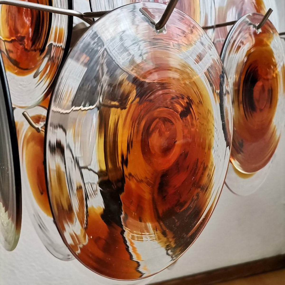 Mazzega Vistosi Murano Chandelier