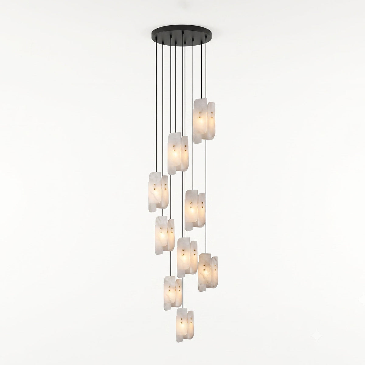 Megalith Mini Alabaster Pendant Light