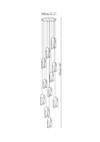 Megalith Mini Alabaster Pendant Light
