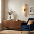 Melange Elongated Alabaster Wall Lamp