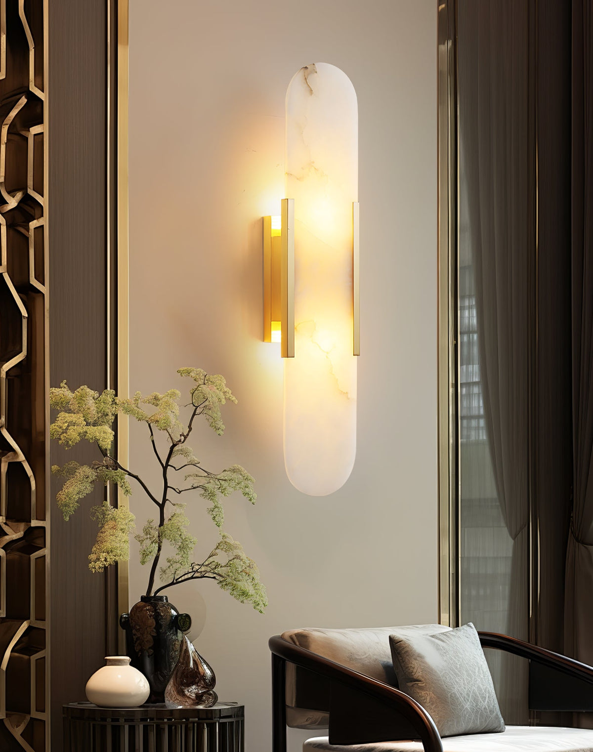 Melange Elongated Plug - in Sconce