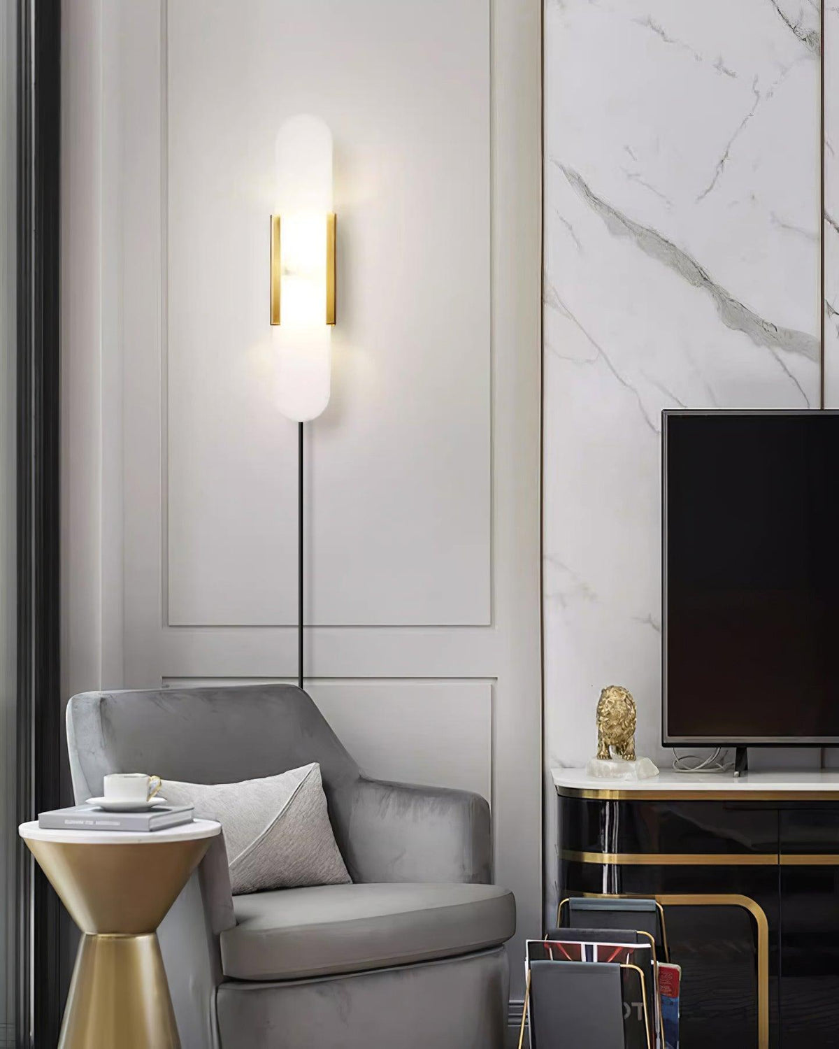 Melange Elongated Plug - in Sconce