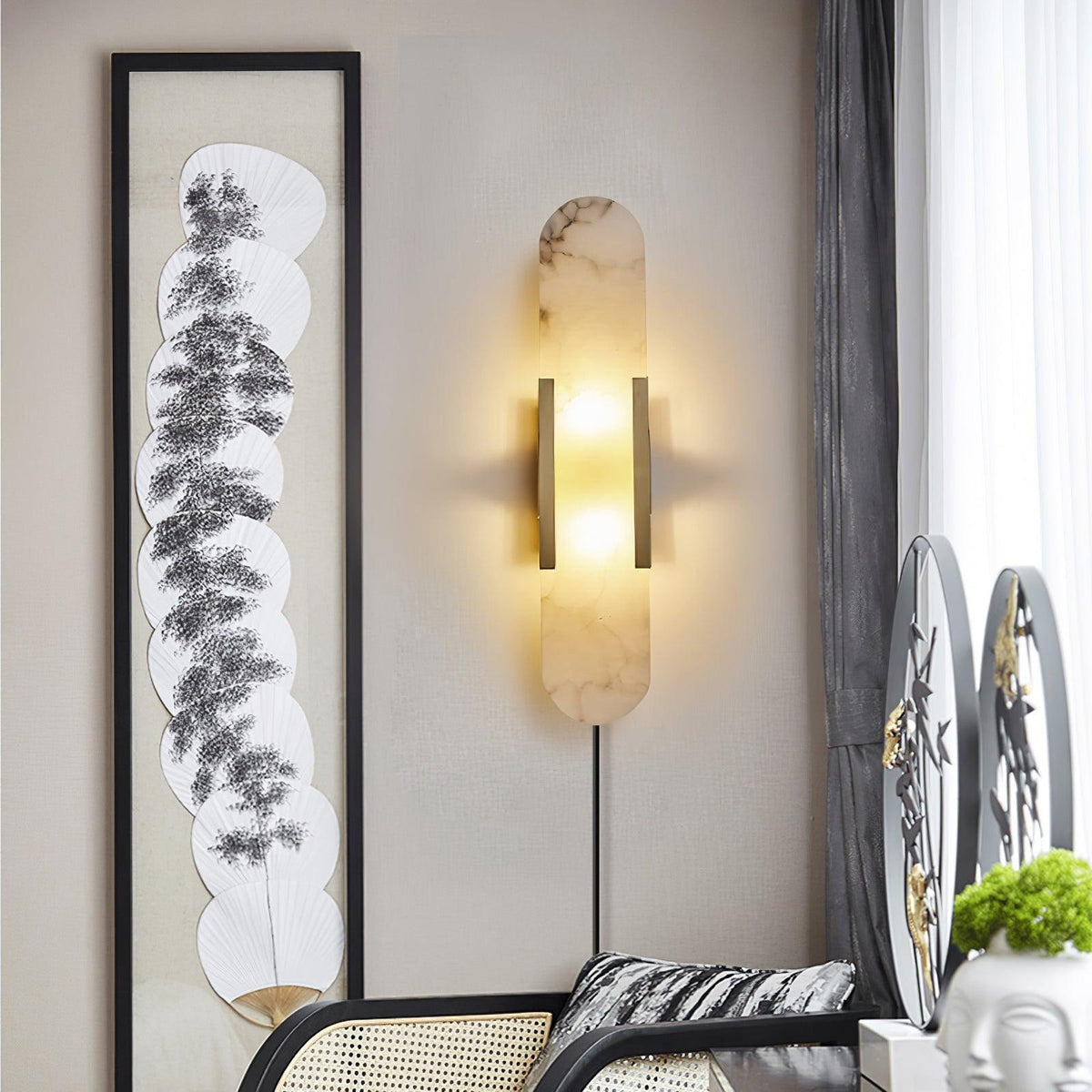 Melange Elongated Plug - in Sconce