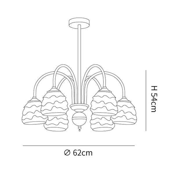 Melting Ice Cream Chandelier