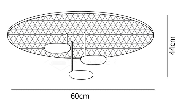 Mercury Ceiling Lamp