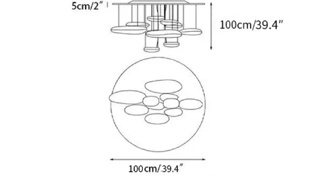Mercury Ceiling Lamp