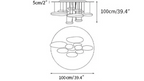 Mercury Ceiling Lamp