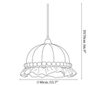 Meringue Dome Pendant Light