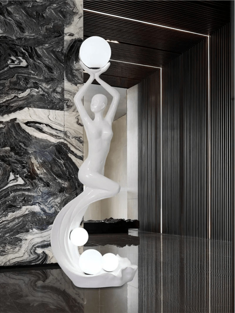 Mermaid Sculpture Floor Lamp