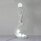 Mermaid Sculpture Floor Lamp