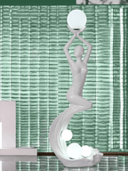Mermaid Sculpture Floor Lamp