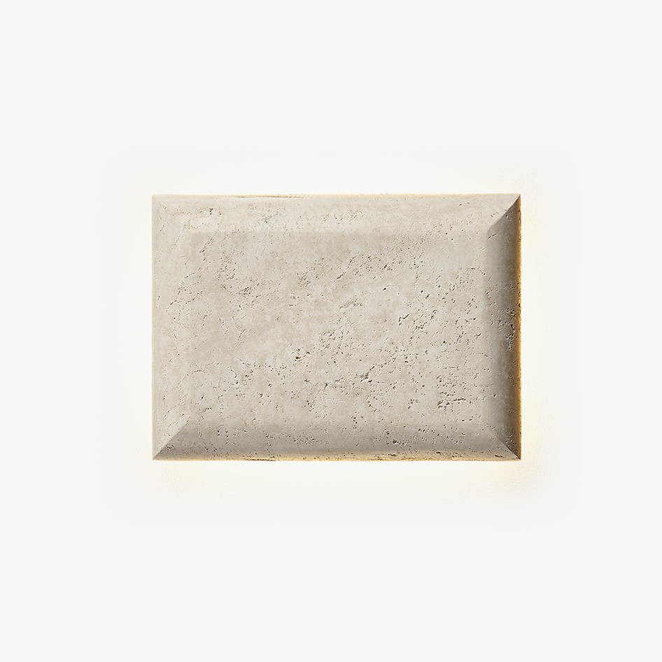 Mesa Glow Travertine Sconce