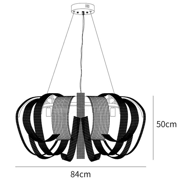 Mesh Crystal Chandelier