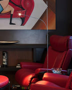 Metal Body Graceful Floor Lamp