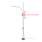 Metal Body Graceful Floor Lamp