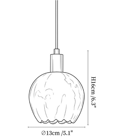 Mian Alabaster Pendant Lamp