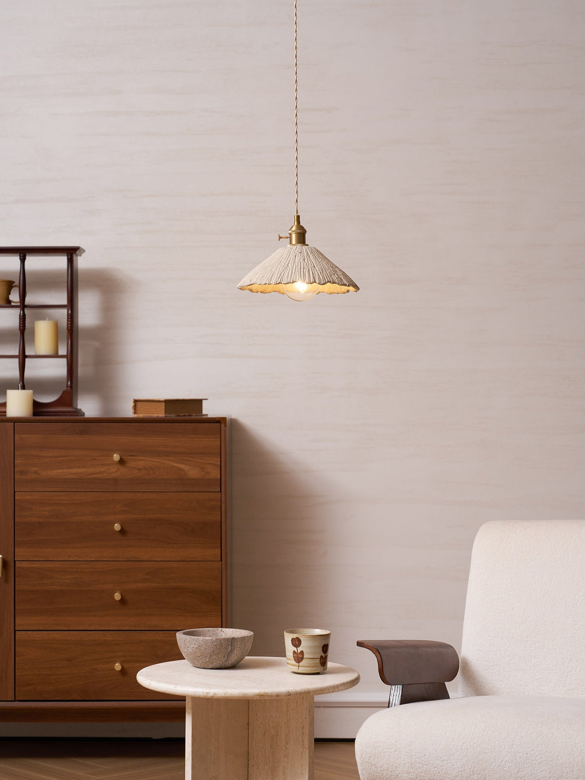 Microcement Pendant Lamp