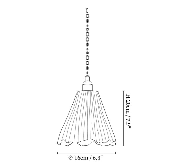 Microcement Pendant Lamp