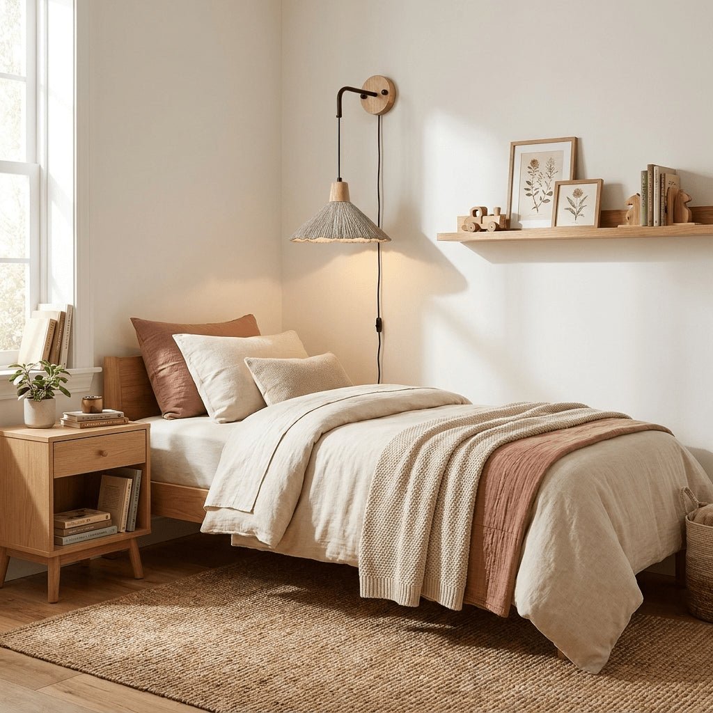 Microcement Plug - in Wall Lamp
