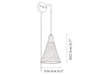 Microcement Plug-in Wall Lamp
