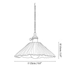 Microcement Swag Pendant Lamp