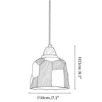 Microcement Textured Pendant Light