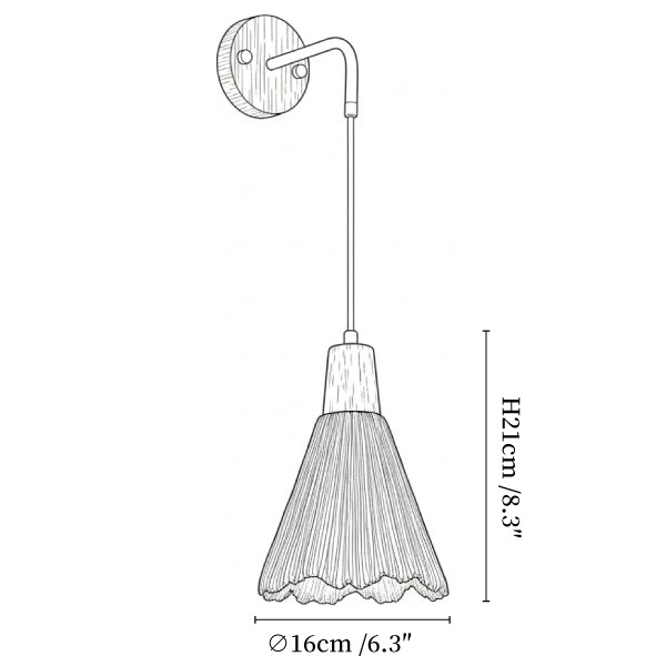 Microcement Wall Lamp