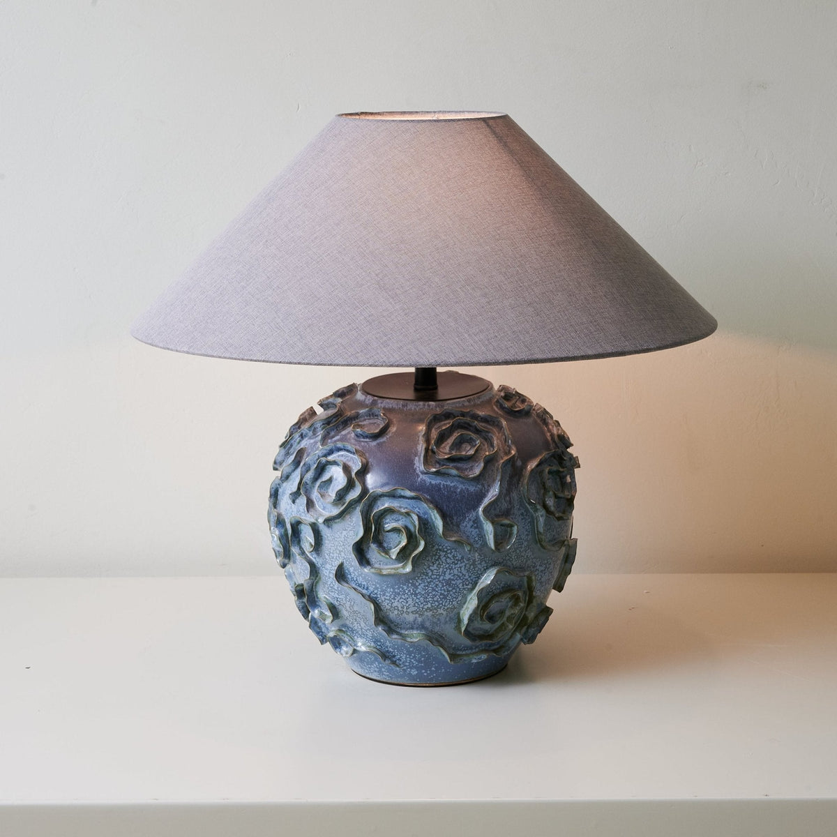 Midnight Rose Table Lamp