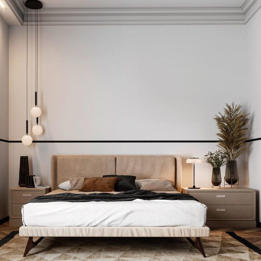 Scandiluxe Brass Pendant Swag Light